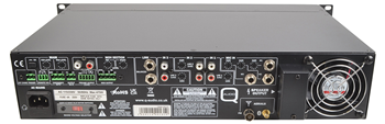 1 to 2 Zone 100V Mixer Amplifier with Media Player Bluetooth USB SD Card 240W